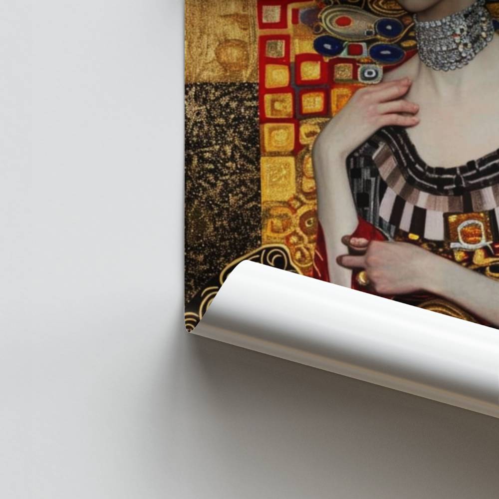 Elegancia dorada Póster