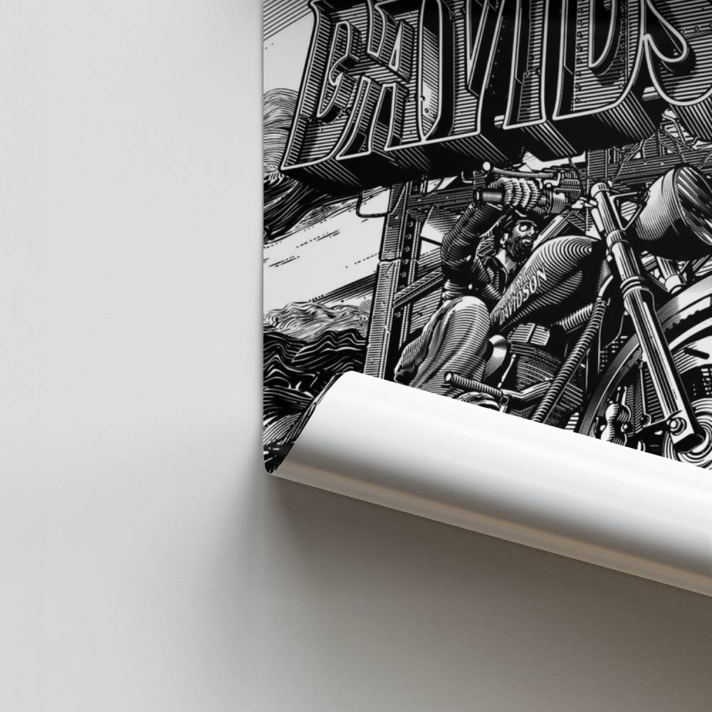 Póster Harley Davidson Crono