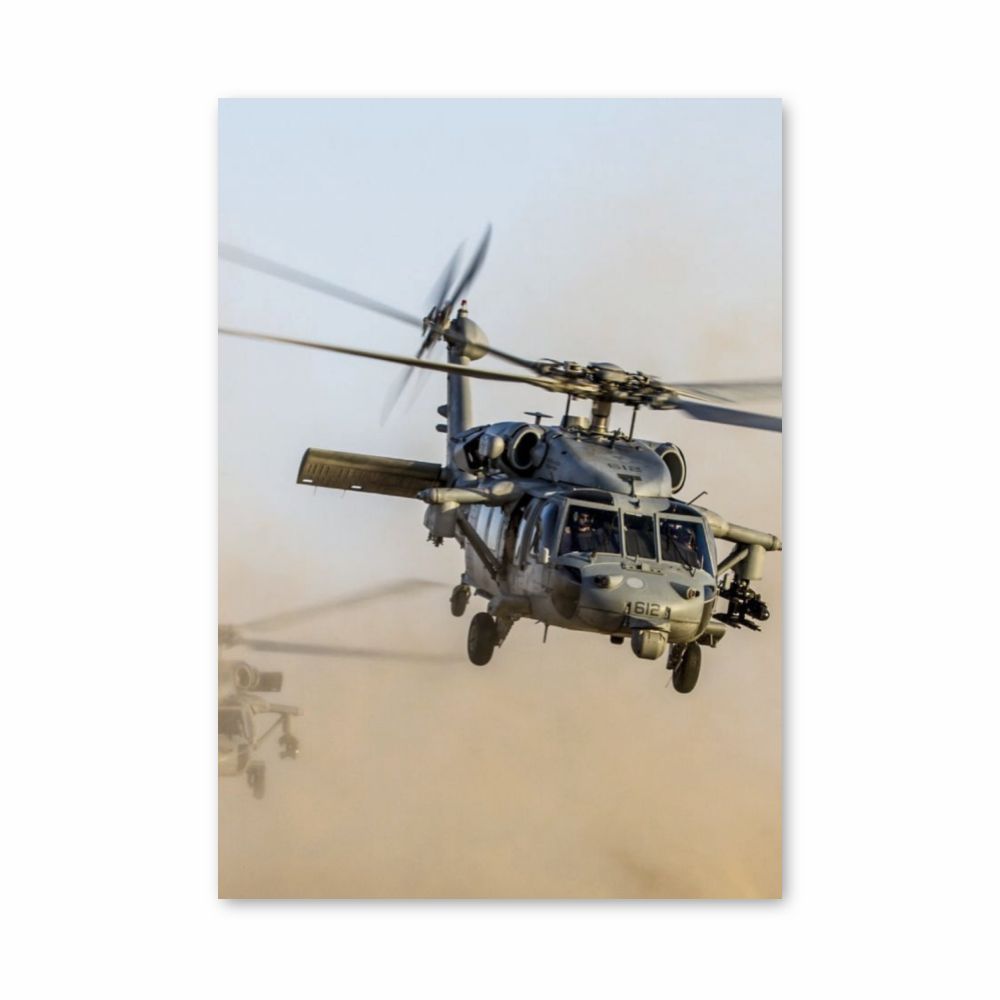 Poster Hélicoptère de combat