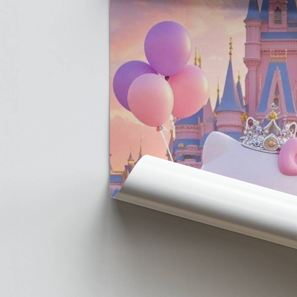 Poster Hello Kitty Princesse Fantaisie