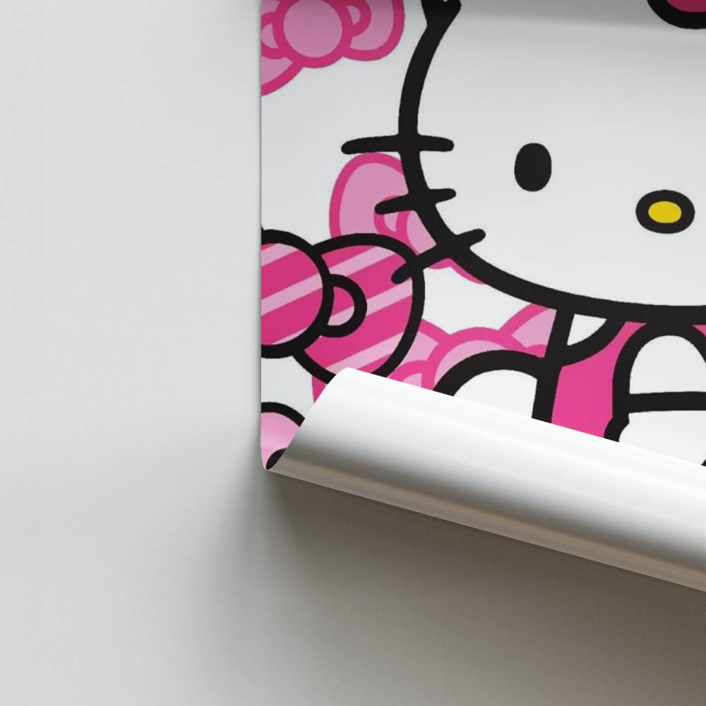 Cinta rosa de Hello Kitty Póster