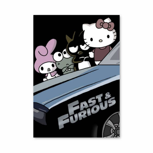 Poster Vitesse Feline