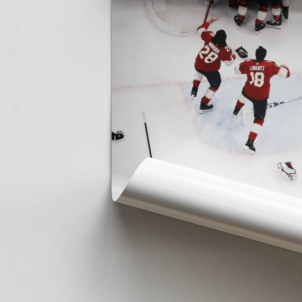 Cartel Celebración sobre Hielo