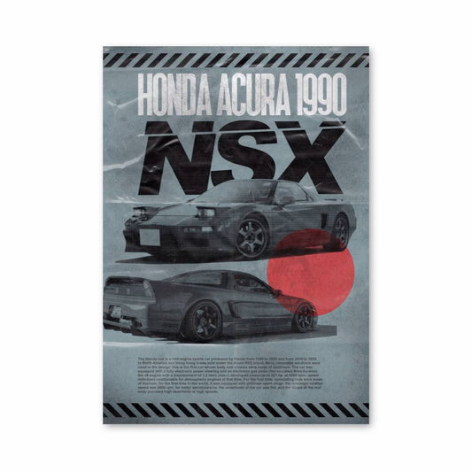 Poster Honda NSX 1990