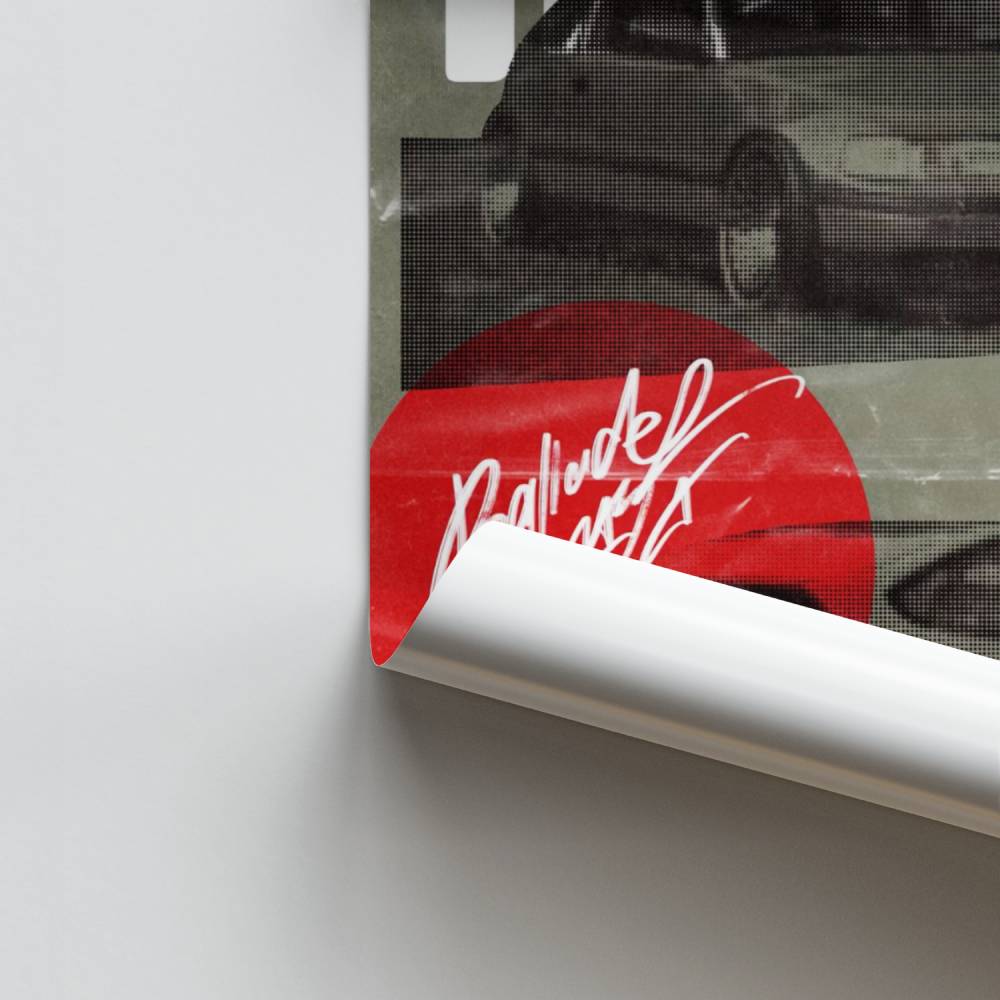 Poster Honda CR-X Sports Vintage