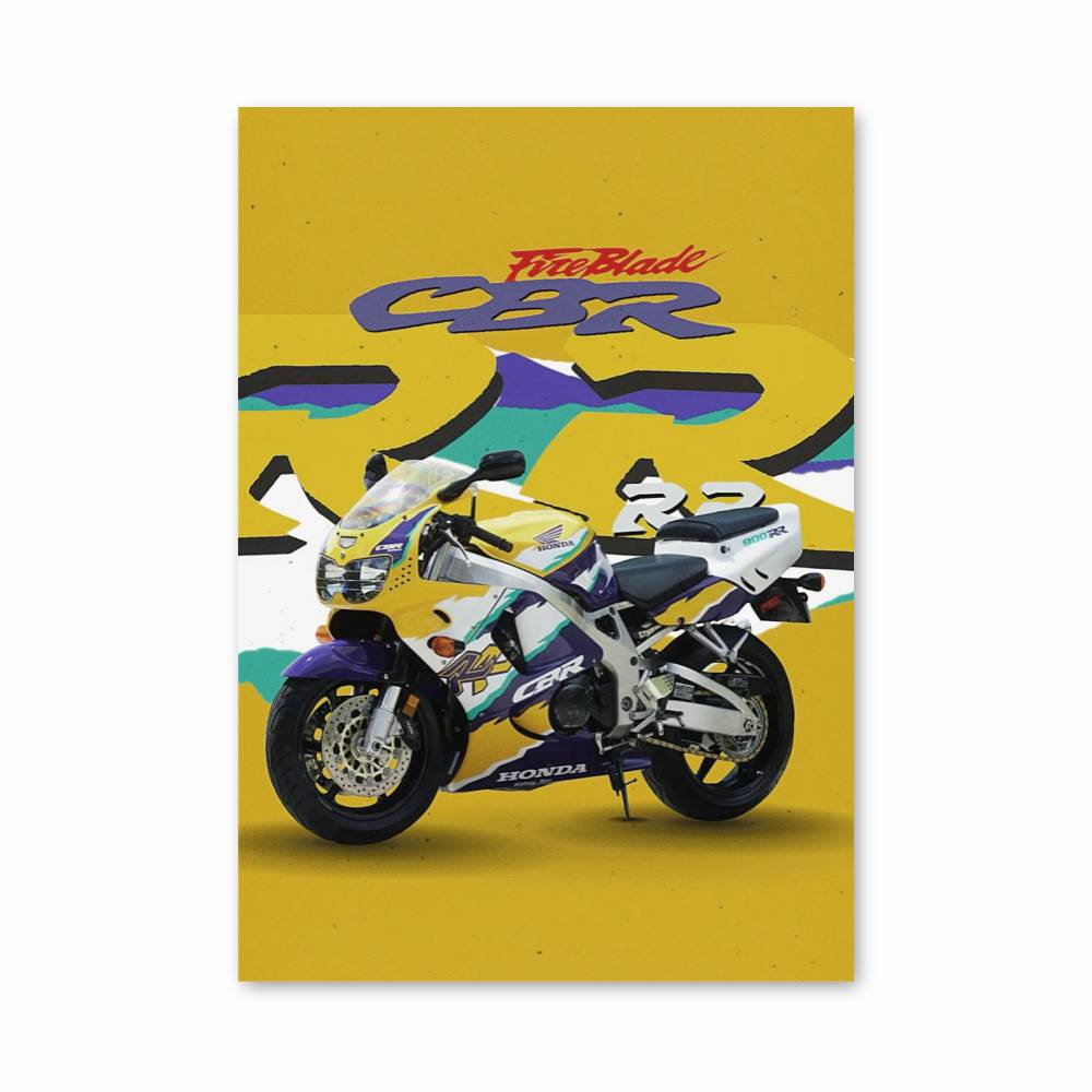 Poster Fireblade Retro