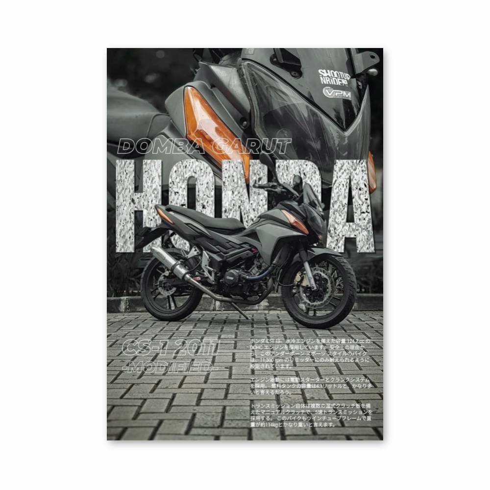 Poster Honda Moto Passion