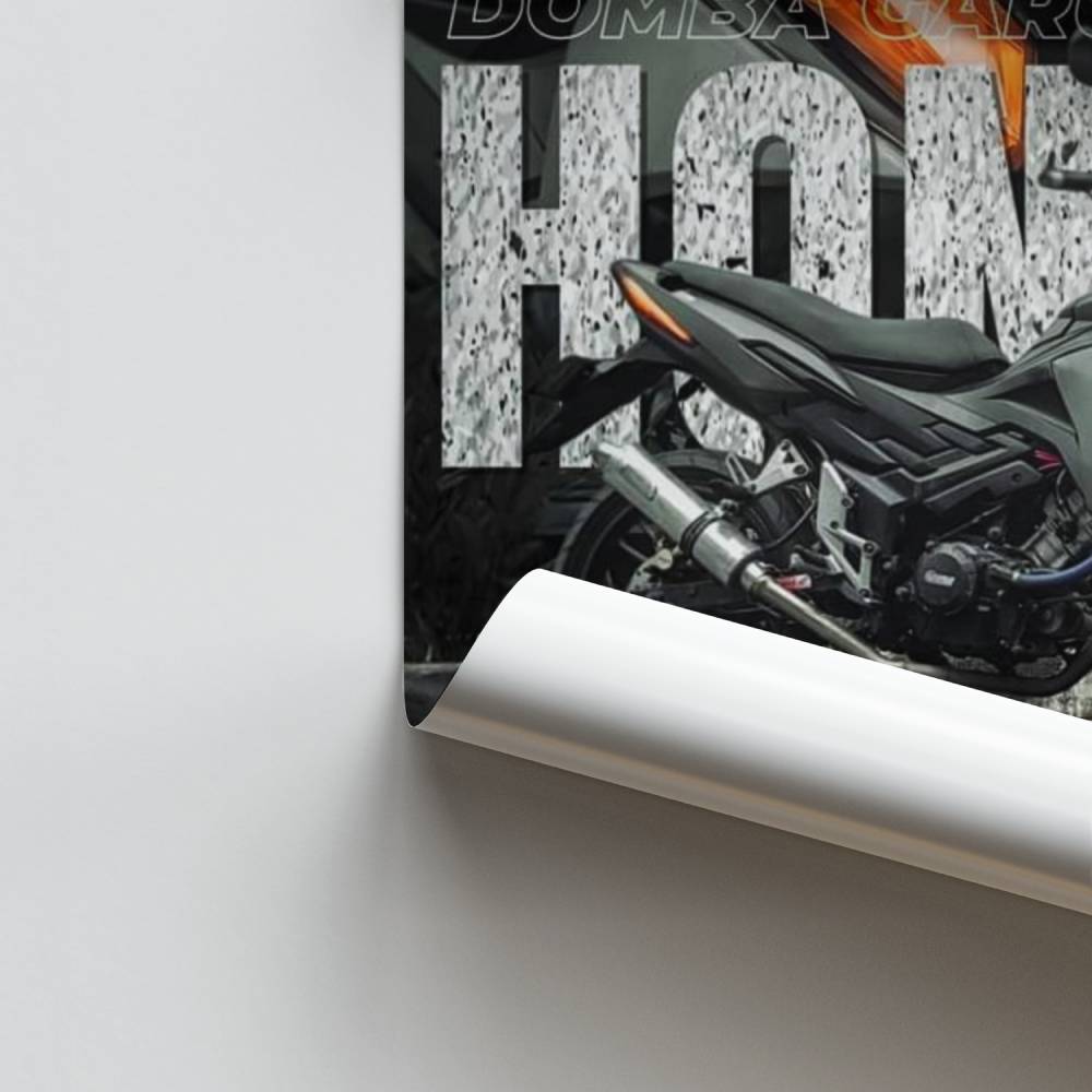 Póster Honda Moto Pasión