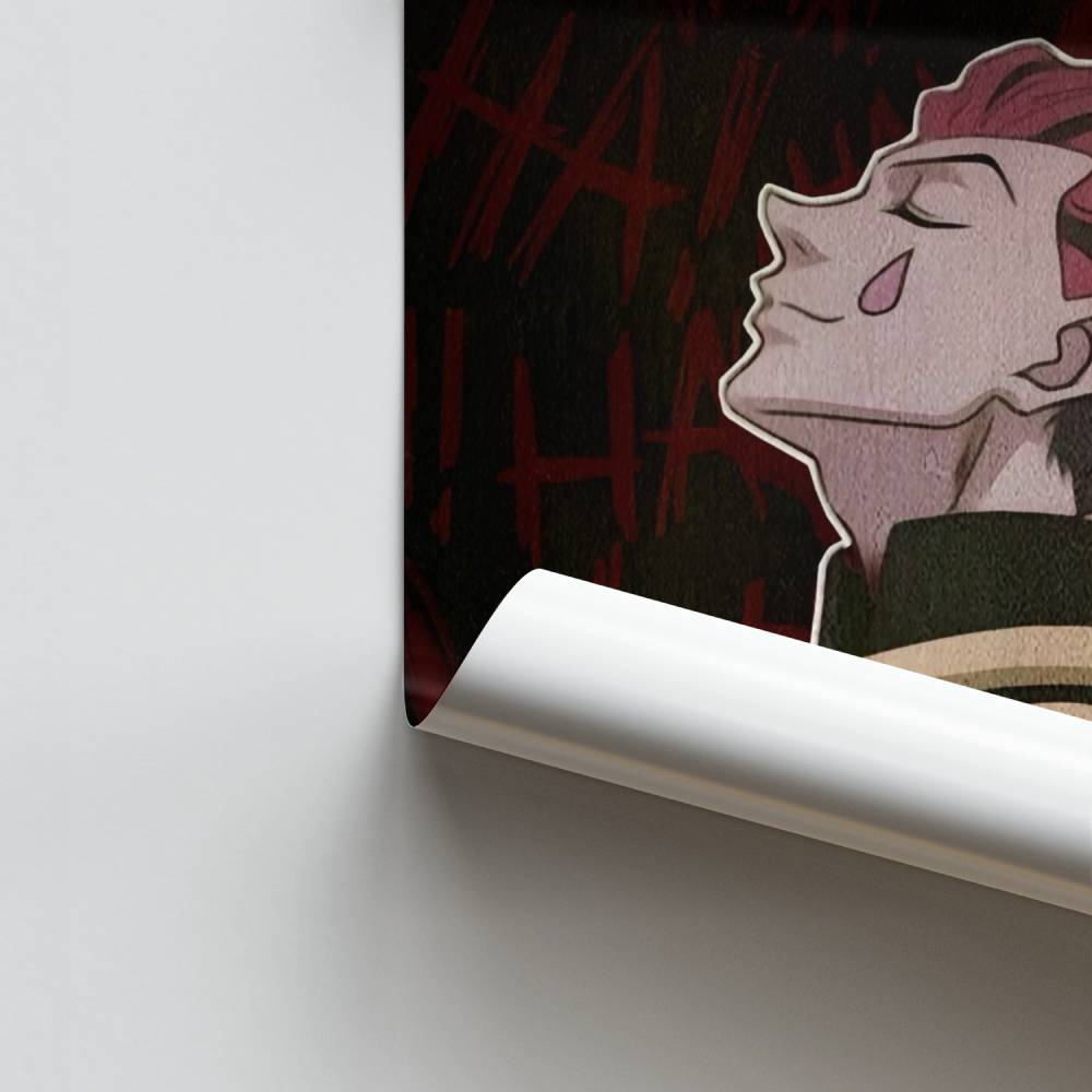 Póster Hisoka riendo