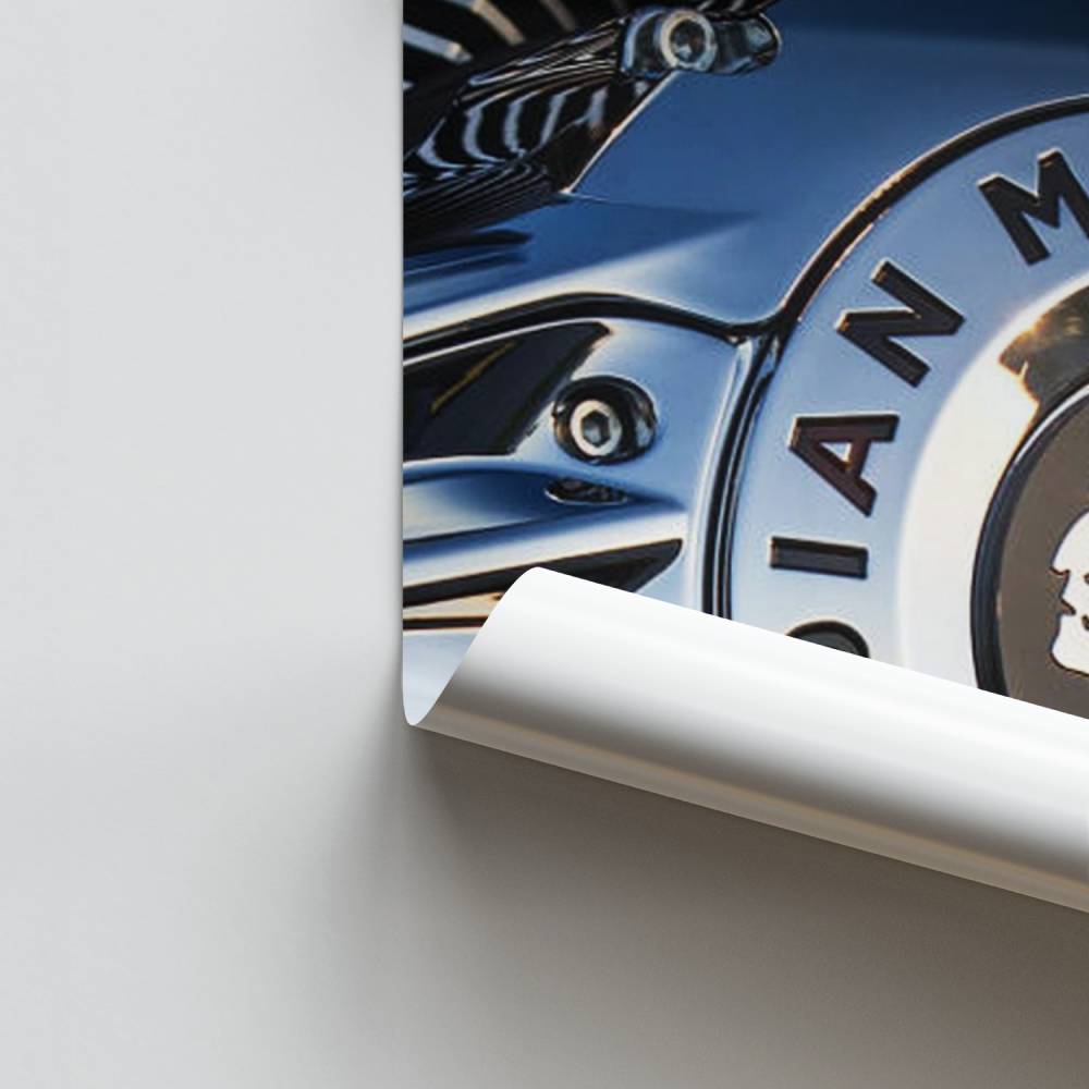 Herencia de motocicletas indias Póster