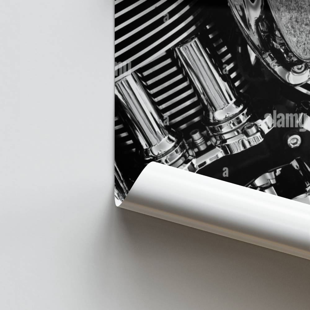 Poster Moteur Vintage