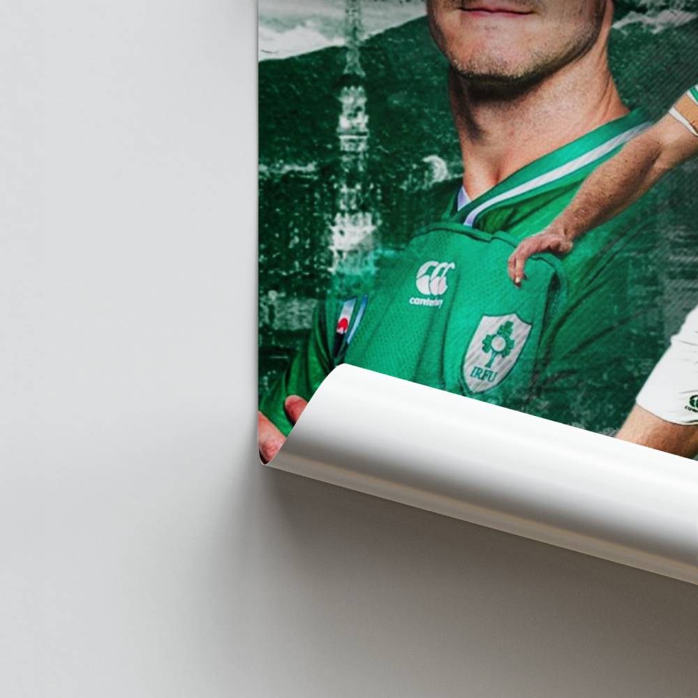 Póster Alce Rugby Verde