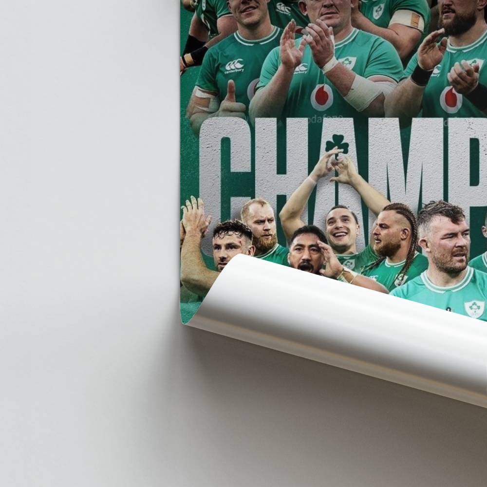 Cartel Campeones de Irlanda