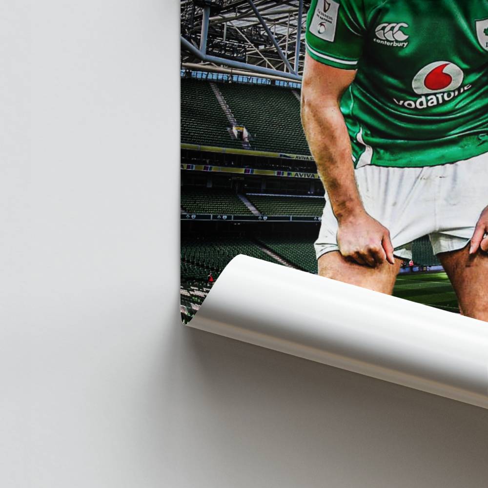Póster Pasión del rugby irlandés