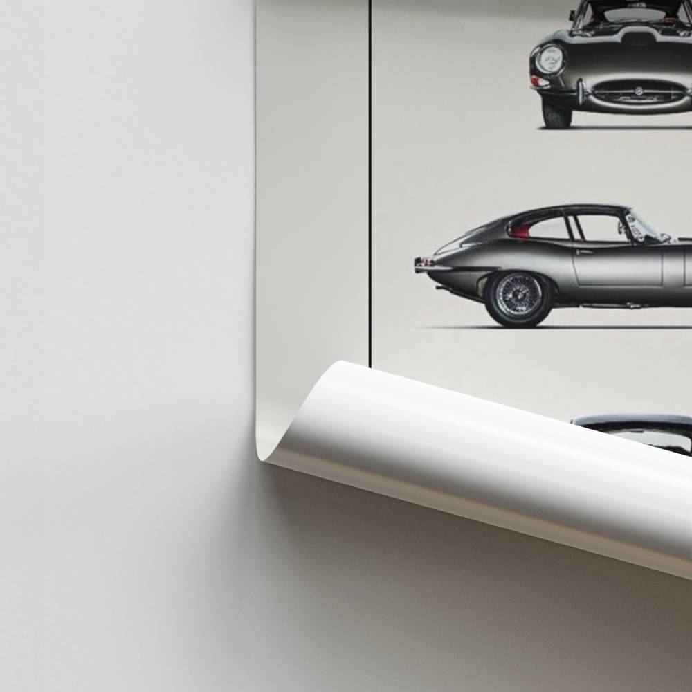 Póster Jaguar E-Type