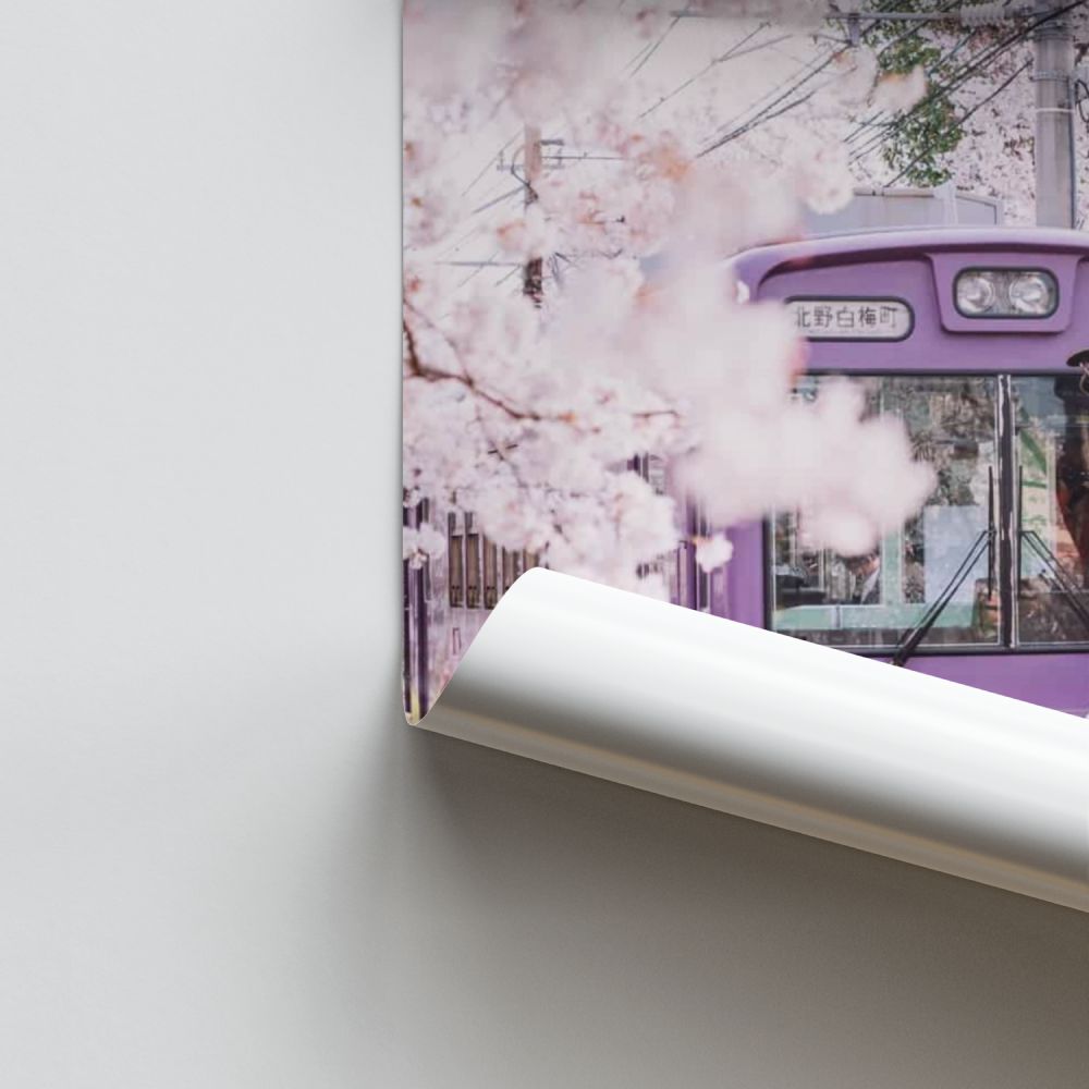 Póster Tren Sakura