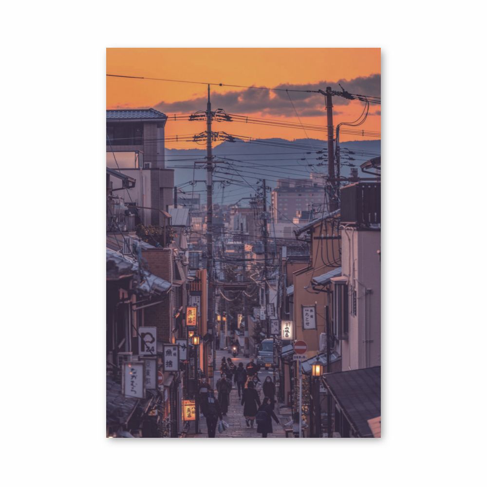 Poster Ville japonaise
