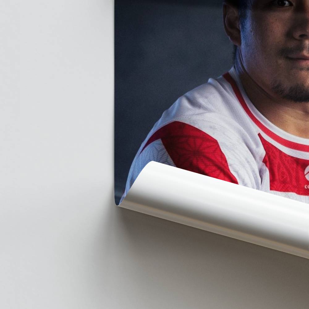 Póster Espíritu del rugby japonés