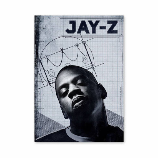 Poster Couronne Blueprint