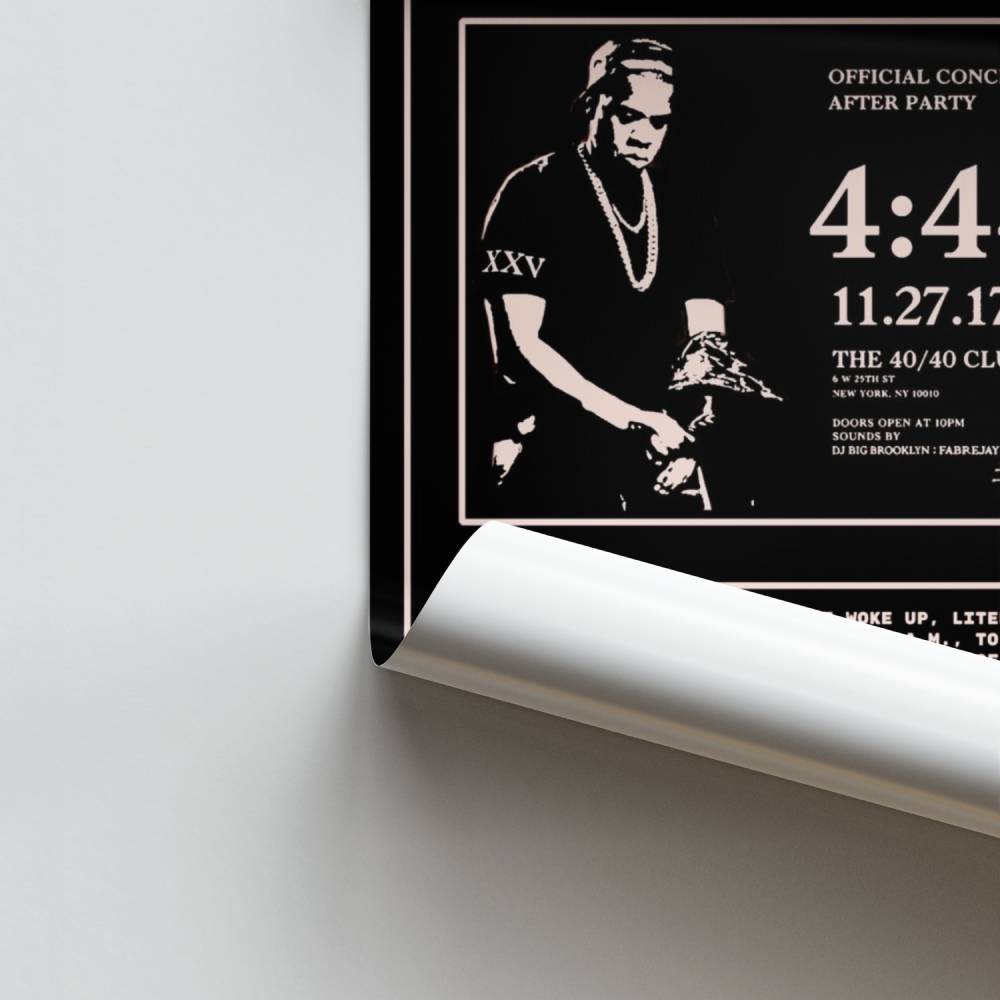 Póster 4:44 Homenaje