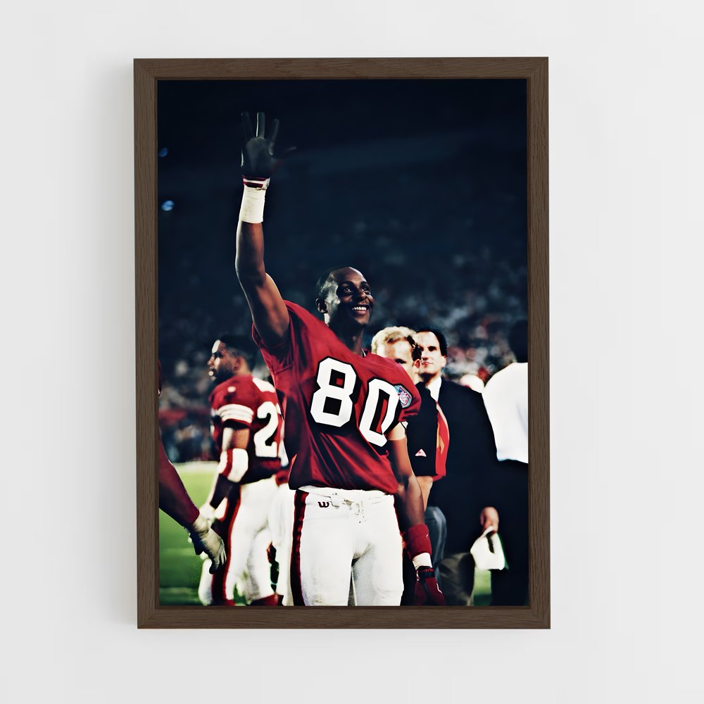 jerry-rice-2 cadre Bois foncé