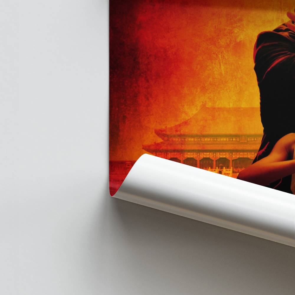 Póster Entrenamiento marcial