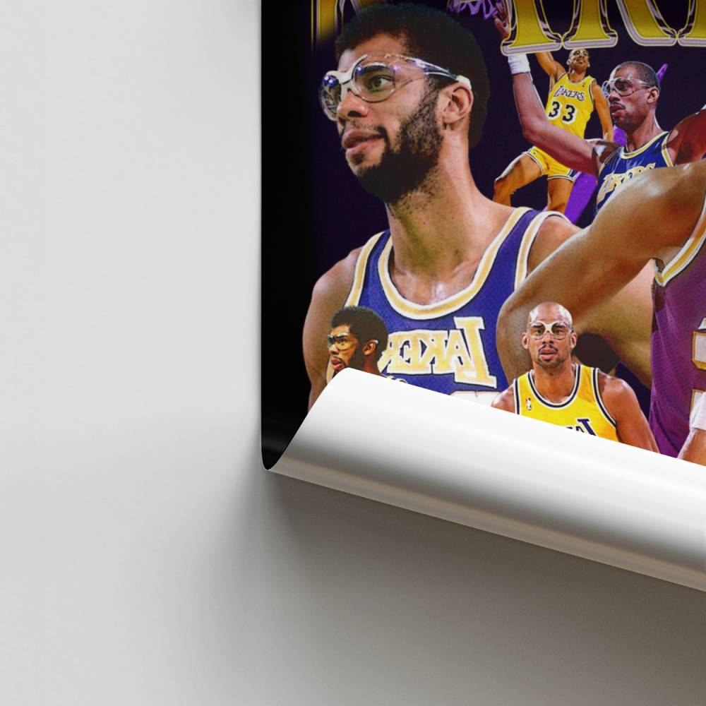 Póster Kareem Lakers Leyenda