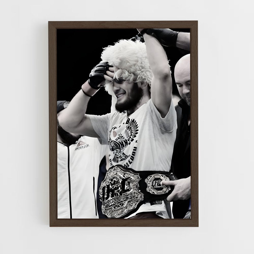 khabib-8 cadre Bois foncé