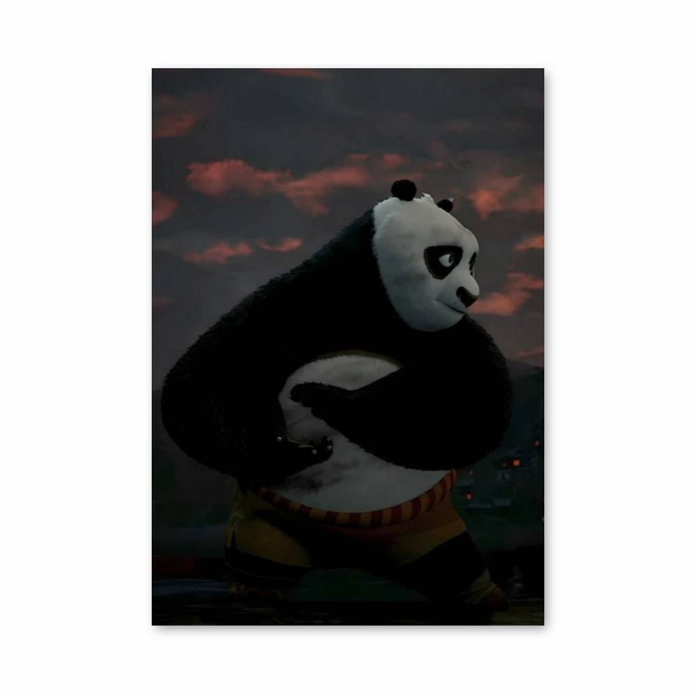 Poster Guerrier Panda
