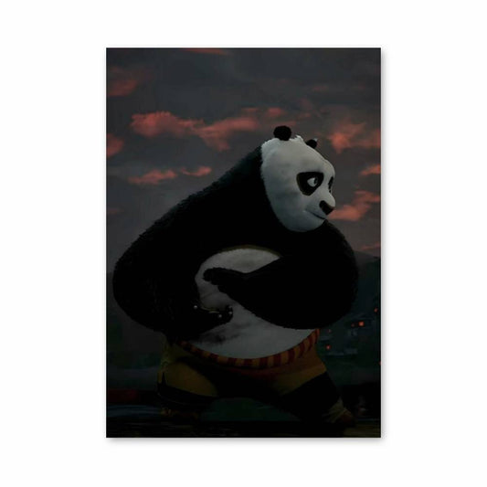 Poster Guerrier Panda