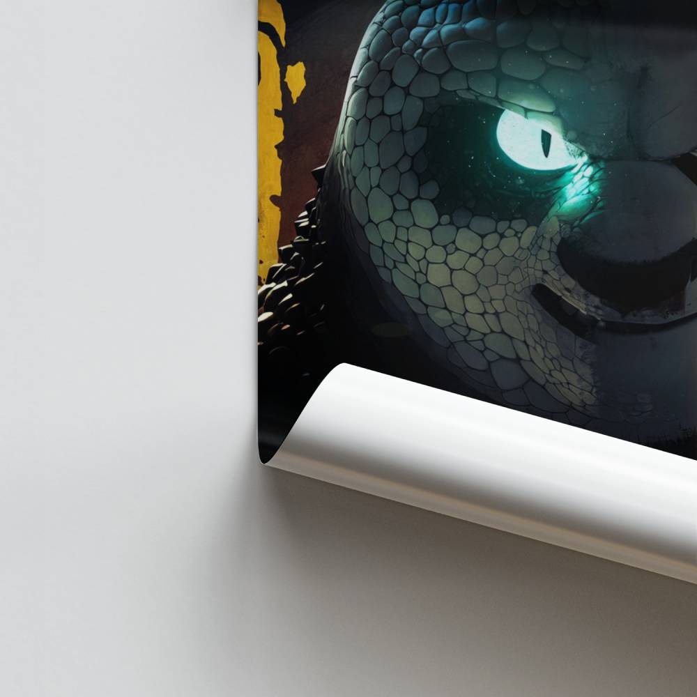 Póster Panda Guerrero 4