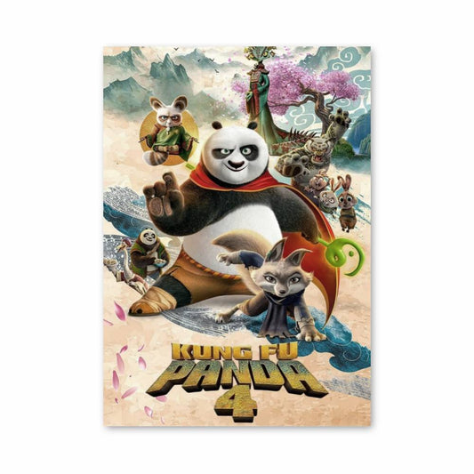 Poster Maître Panda Aventure