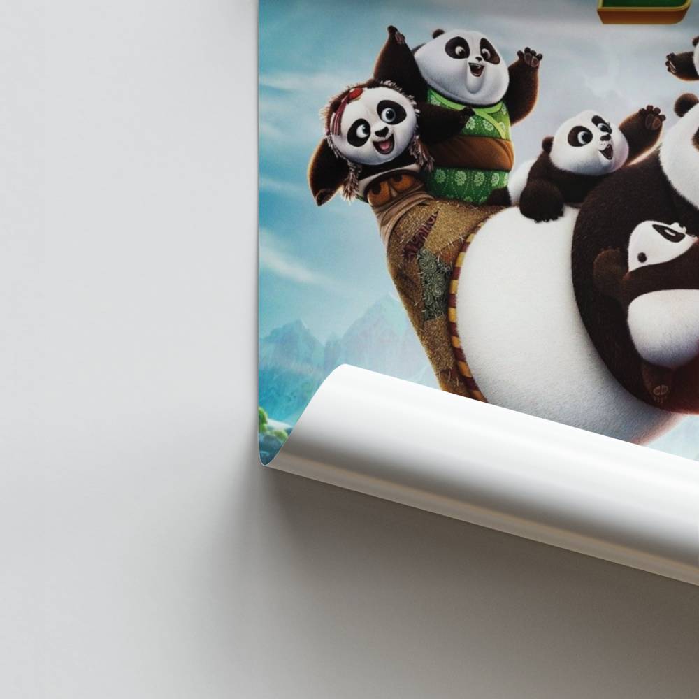 Aventuras de Panda Kung Fu Póster