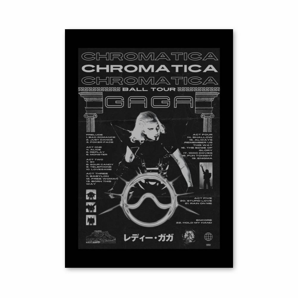 Poster Chromatica Tour