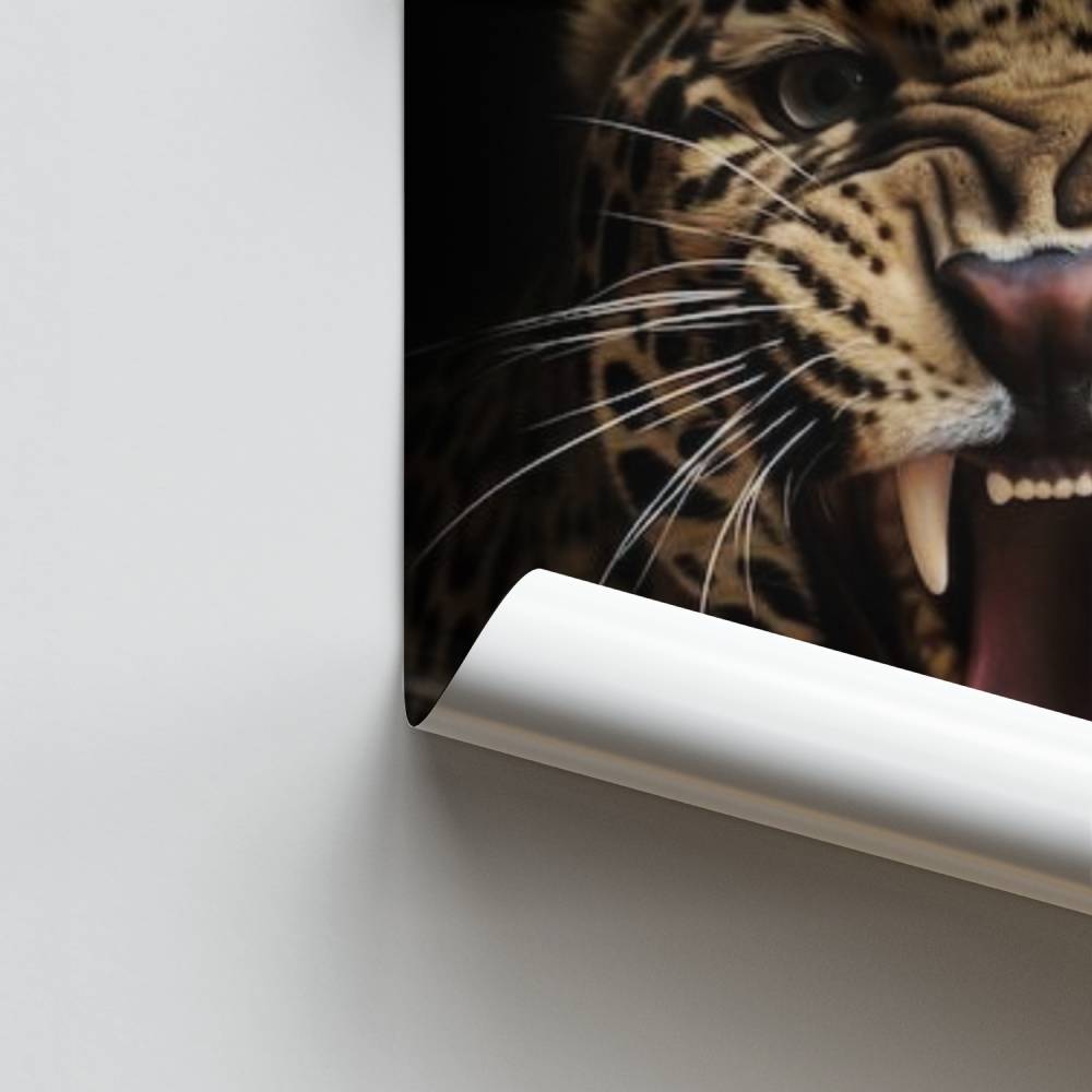 Rugido de leopardo Póster