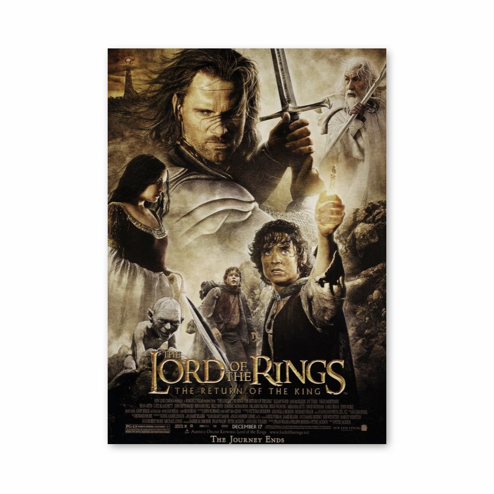 Poster Seigneur des Anneaux Cinéma