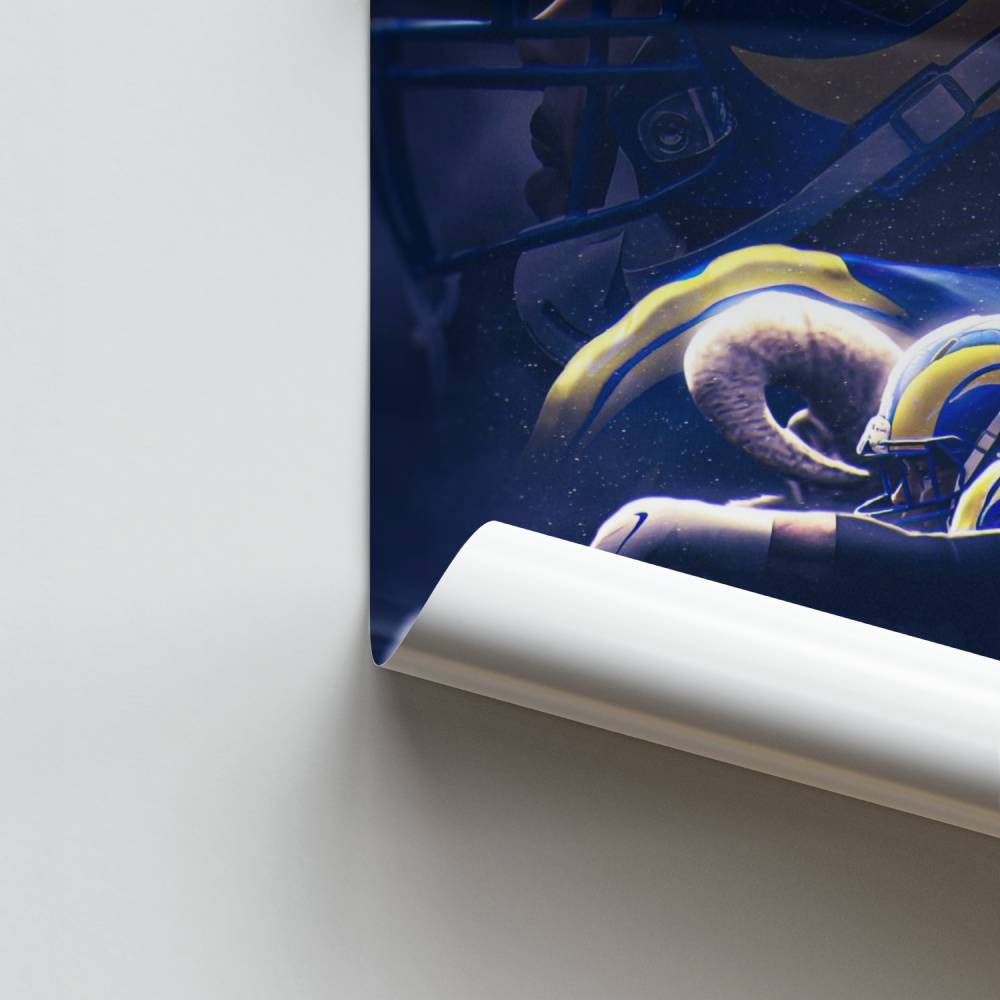 Póster Impulso y fuerza de los Rams
