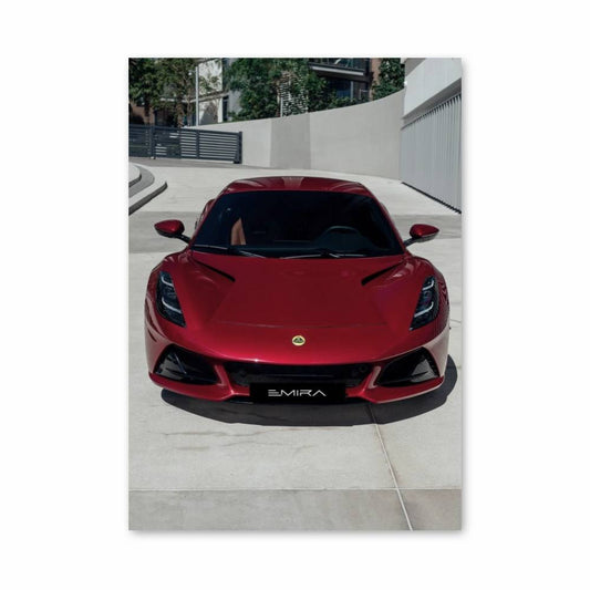 Poster Voiture Rouge Emira