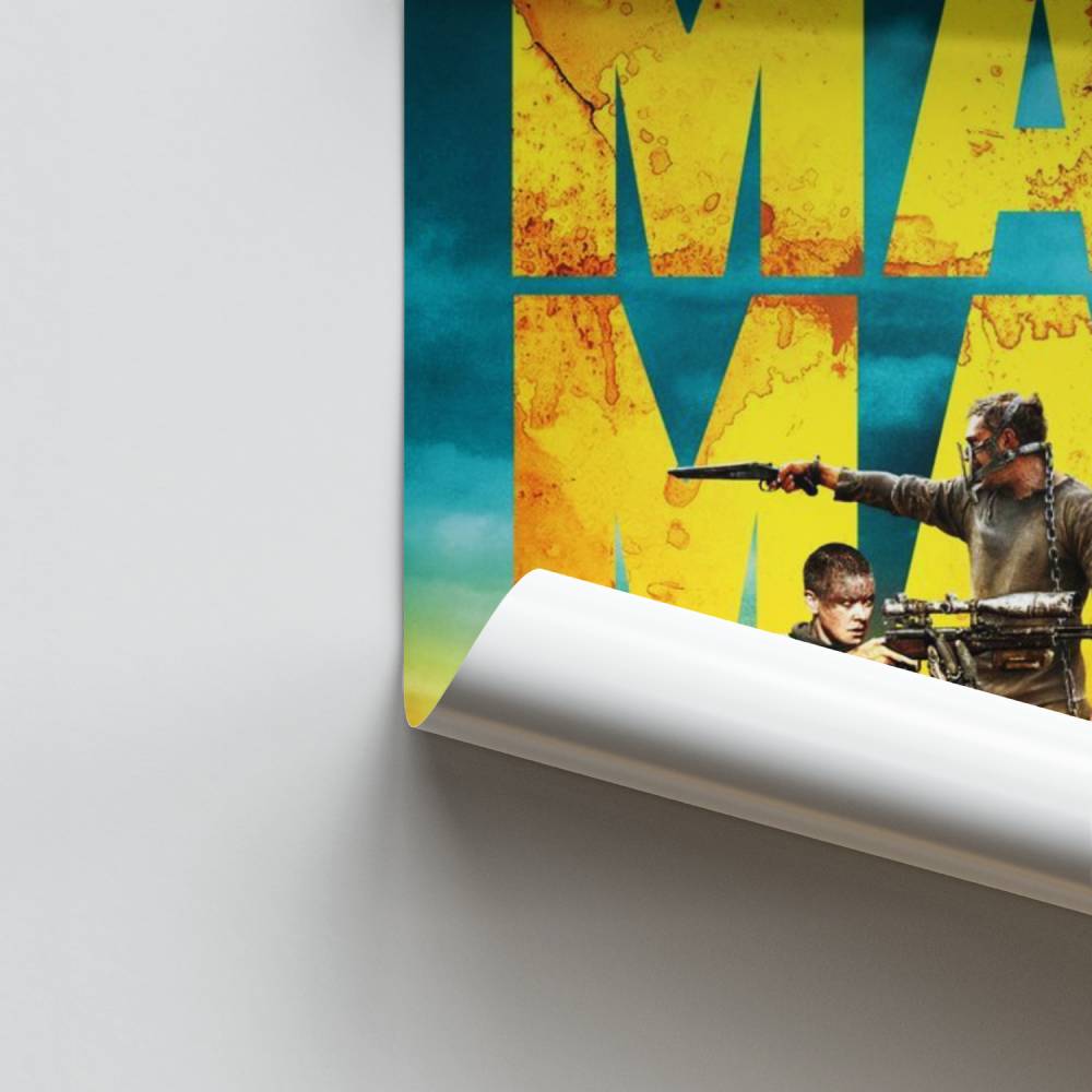 Cartel Furia En El Camino Vintage