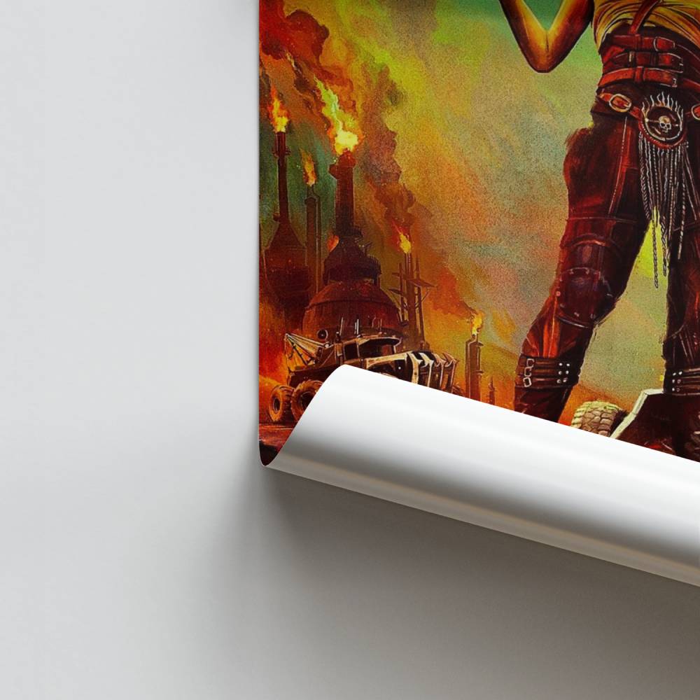 Póster Furiosa en llamas