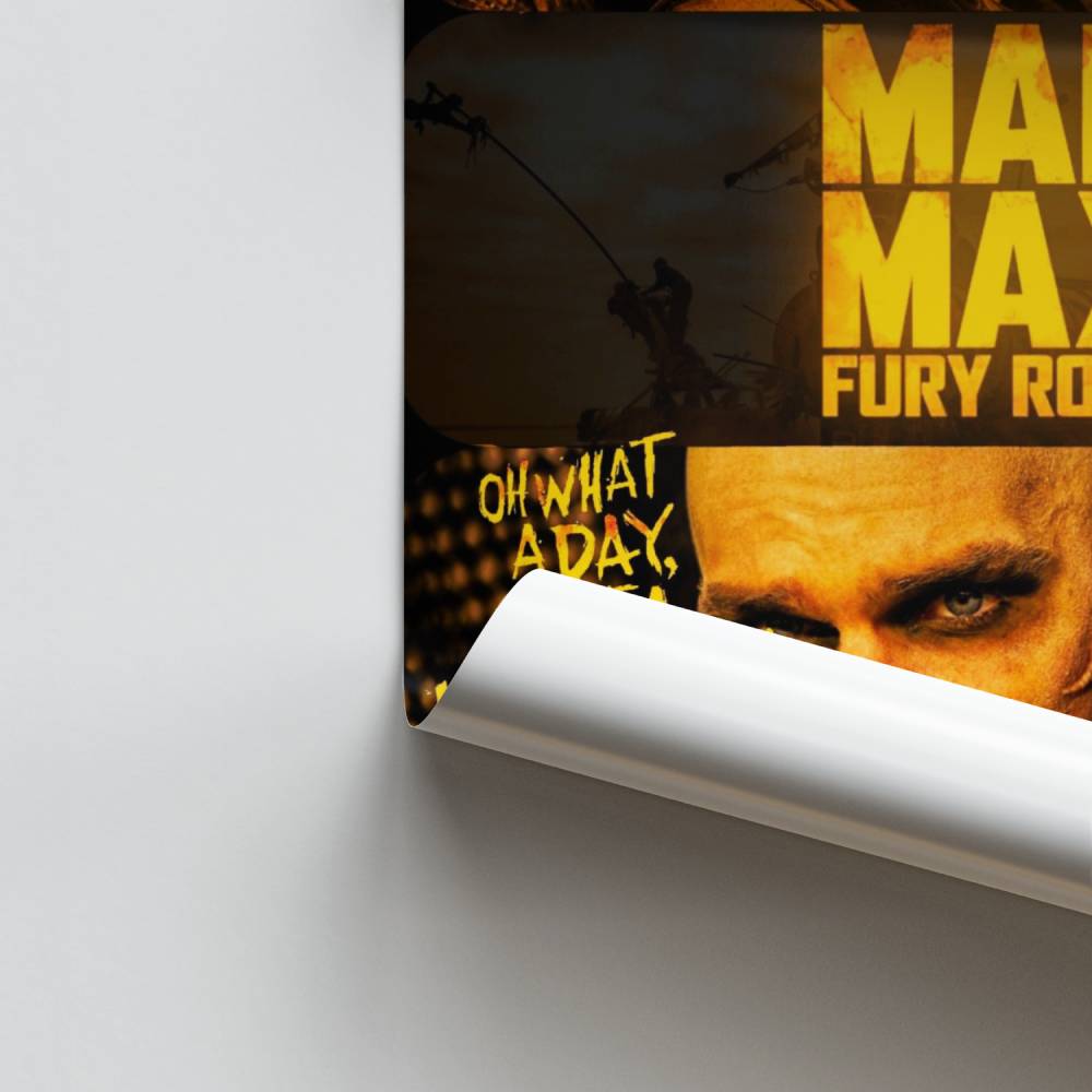 Póster Furia en la carretera Aventura