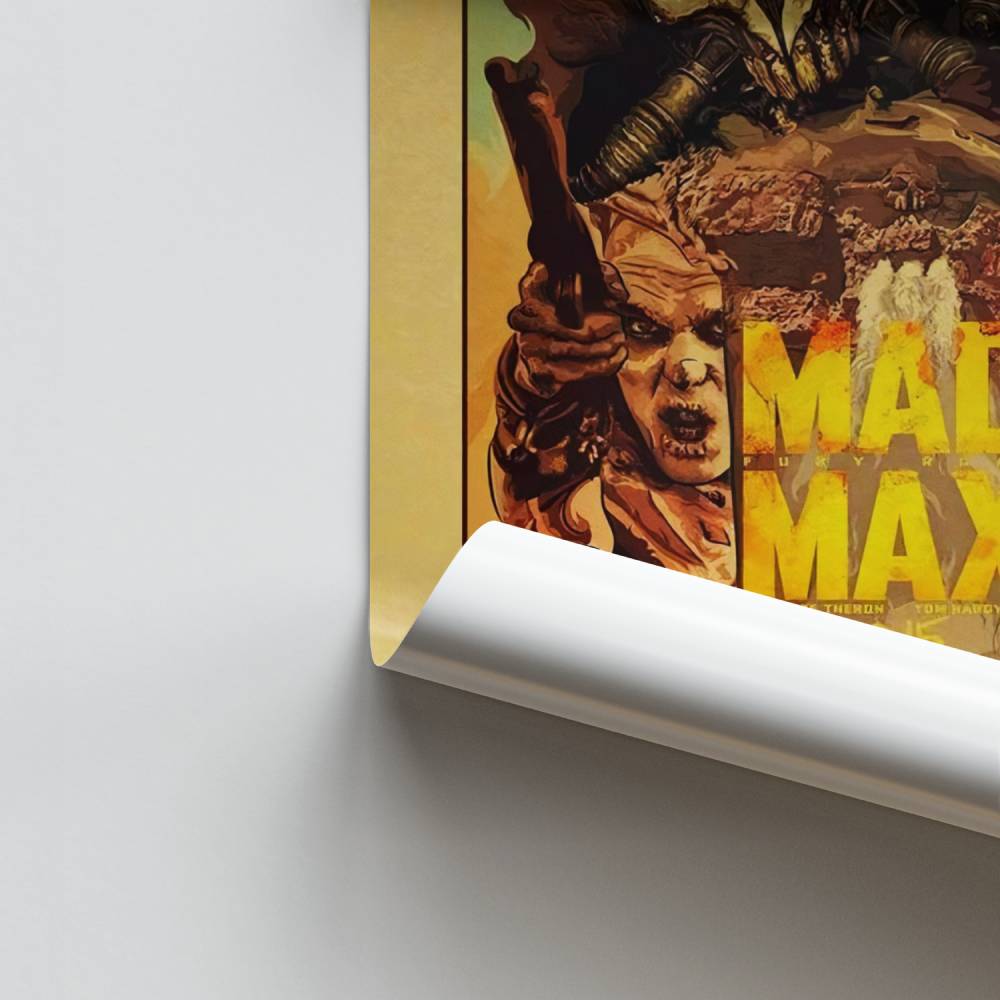 Póster Furia en el camino Visiones