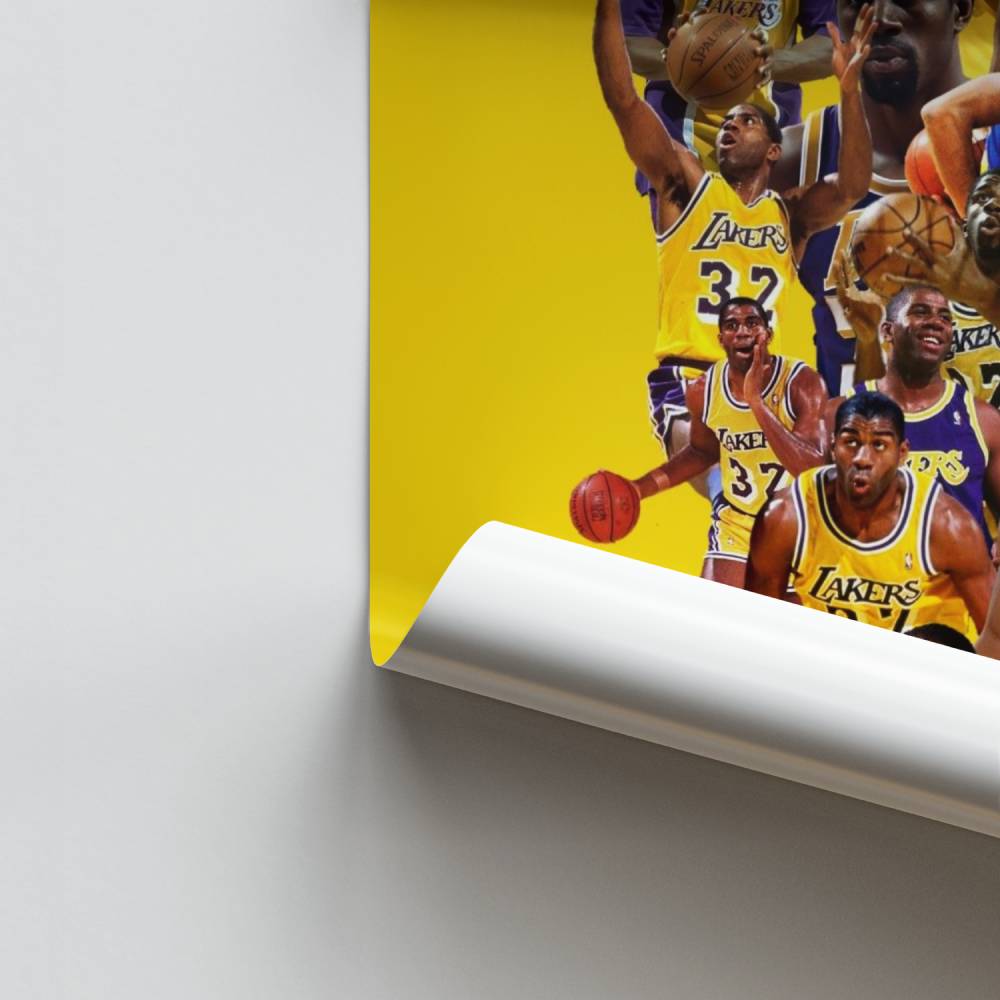 Póster Leyenda de los Lakers