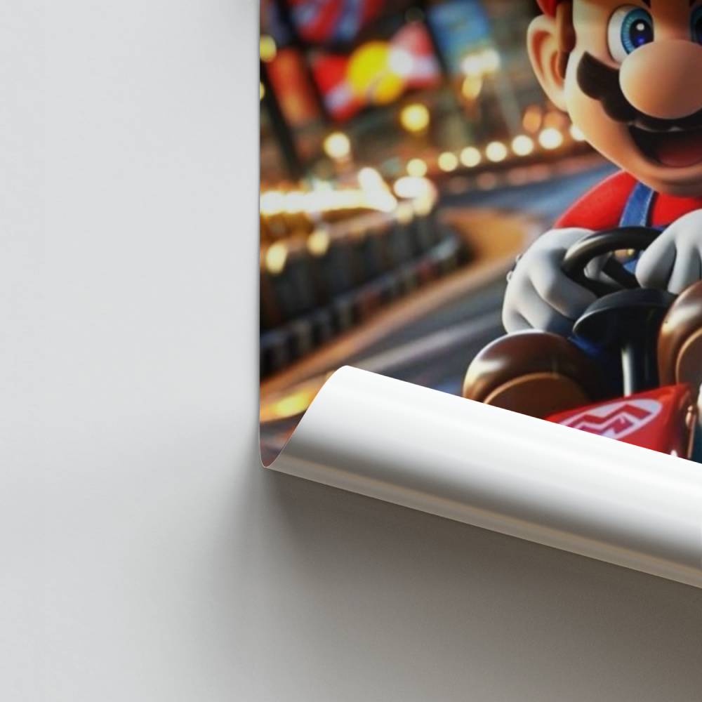 Póster Mario Kart City