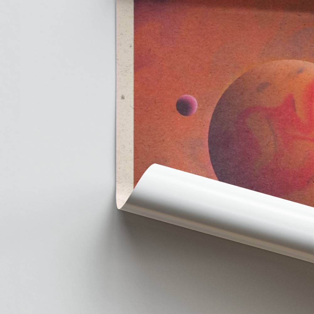 Póster Marte Planeta Rojo