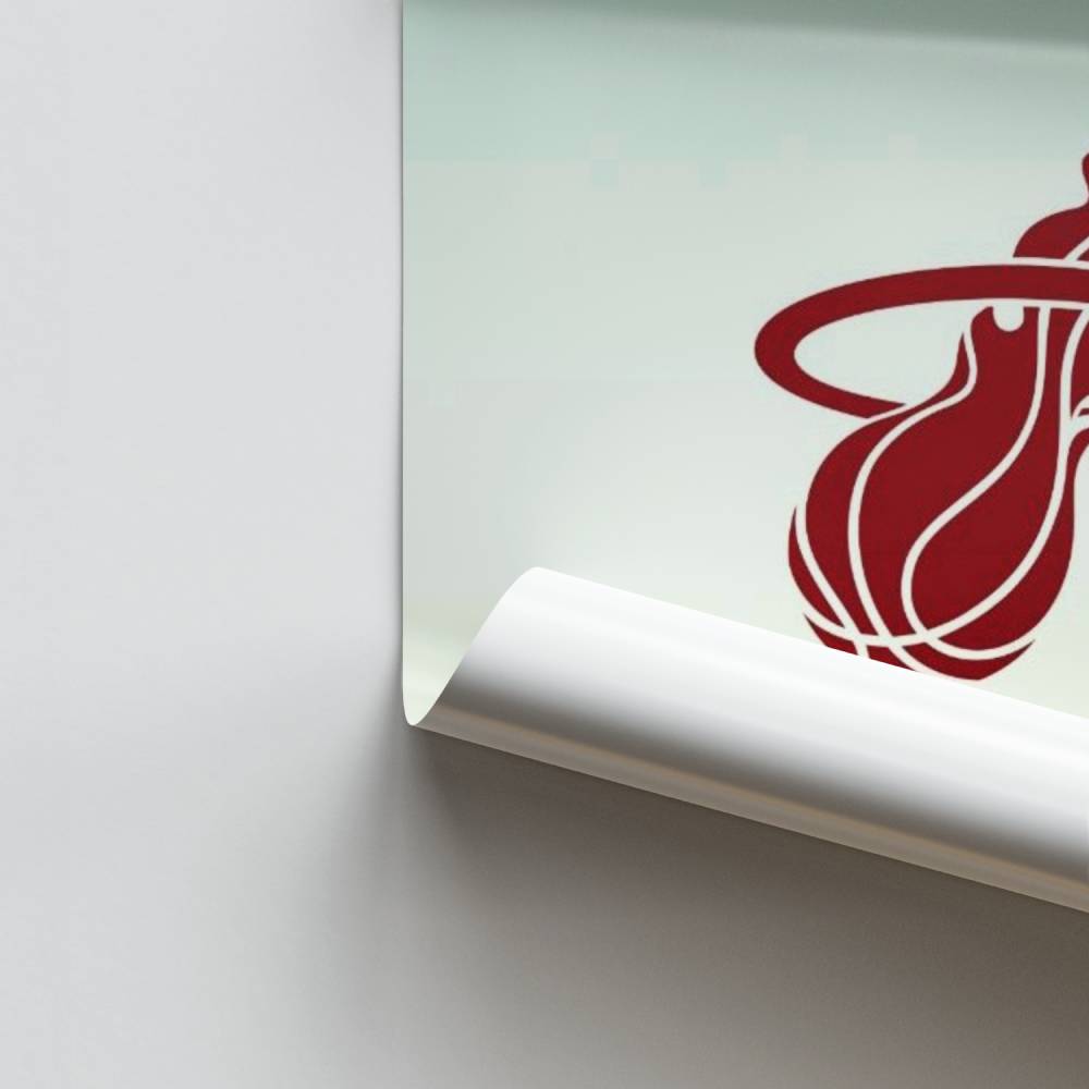 Poster Miami Skyline Heat
