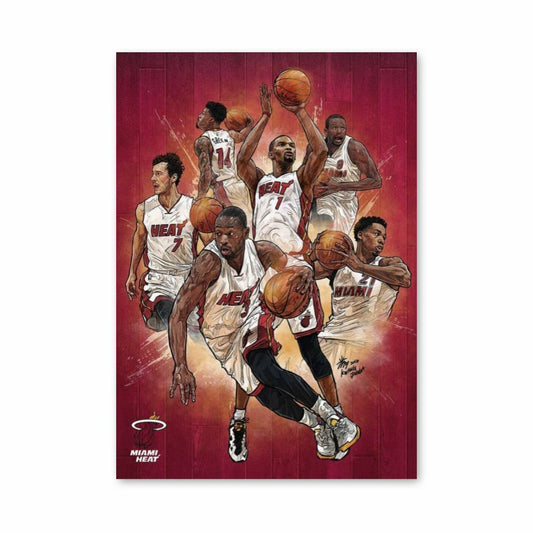Poster Dynamique Miami Heat