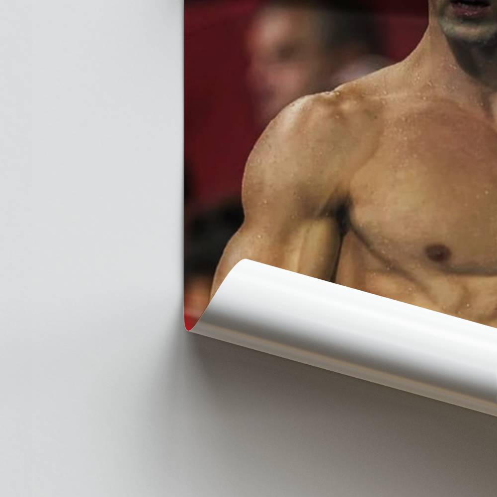 Campeón de natación Póster