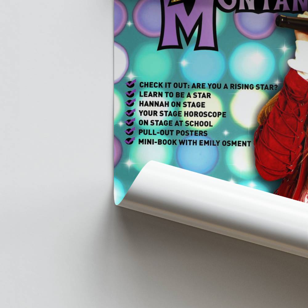 Póster Hannah Montana en el escenario