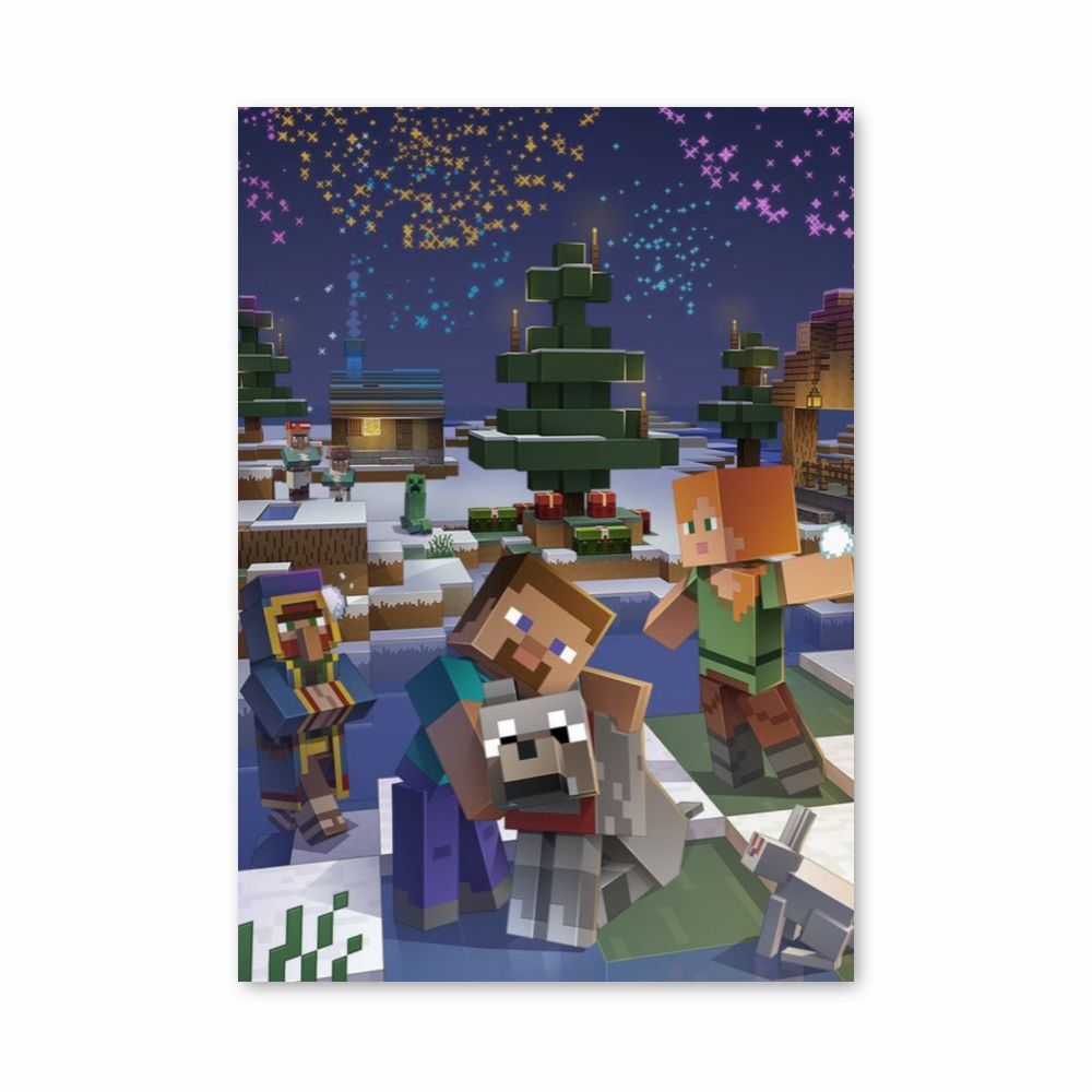 Poster Minecraft Chien